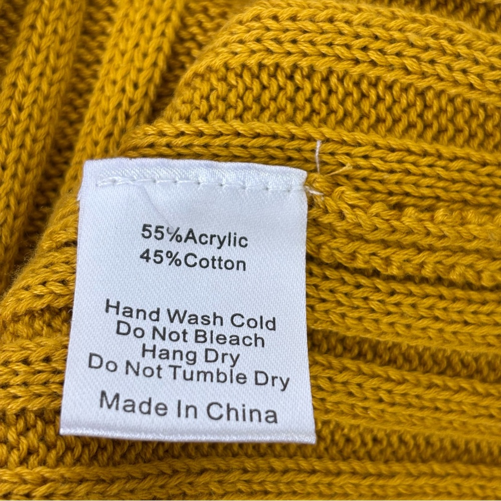 Mod Ref Goldenrod Ribbed Sweater - Picture 6 of 6